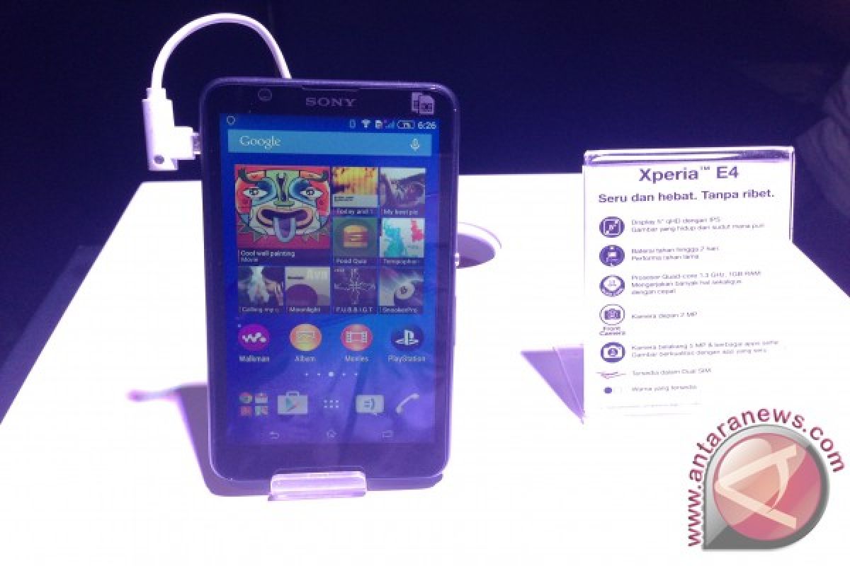 Xperia E4 dibandrol Rp1,999 