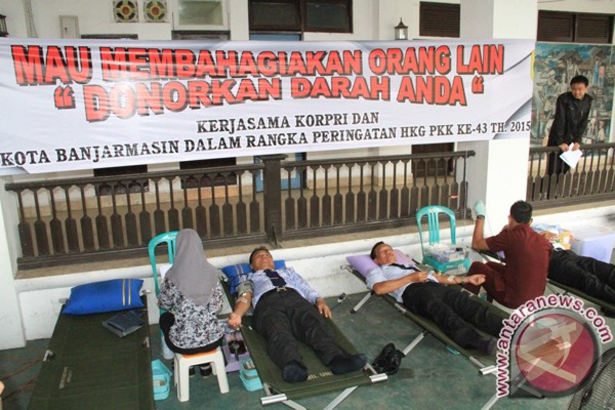 Donor Darah PKK Pemko Banjarmasin