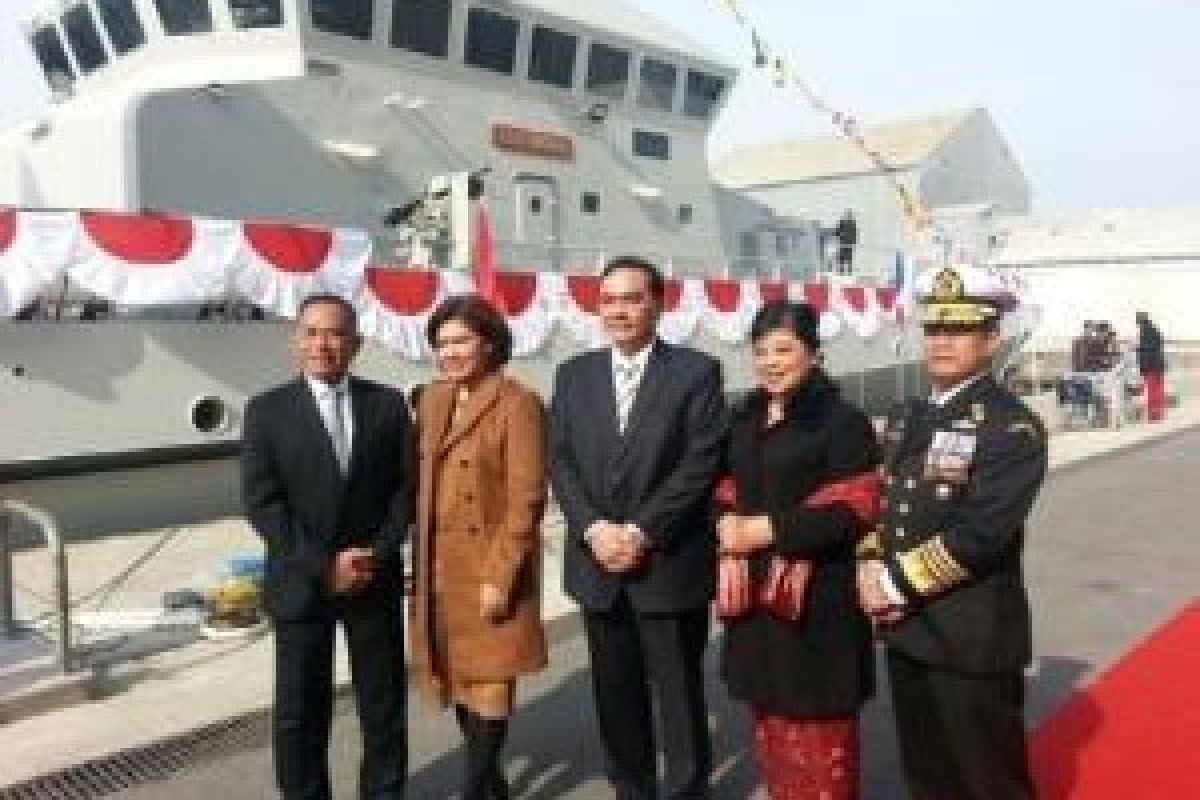 Menhan Resmikan KRI Rigel di Les Sables D&#039;Olonne Perancis