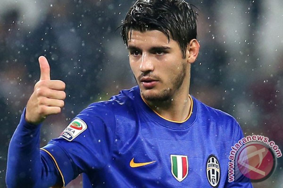 Penyerang Juventus Morata incar kesempatan bela Spanyol