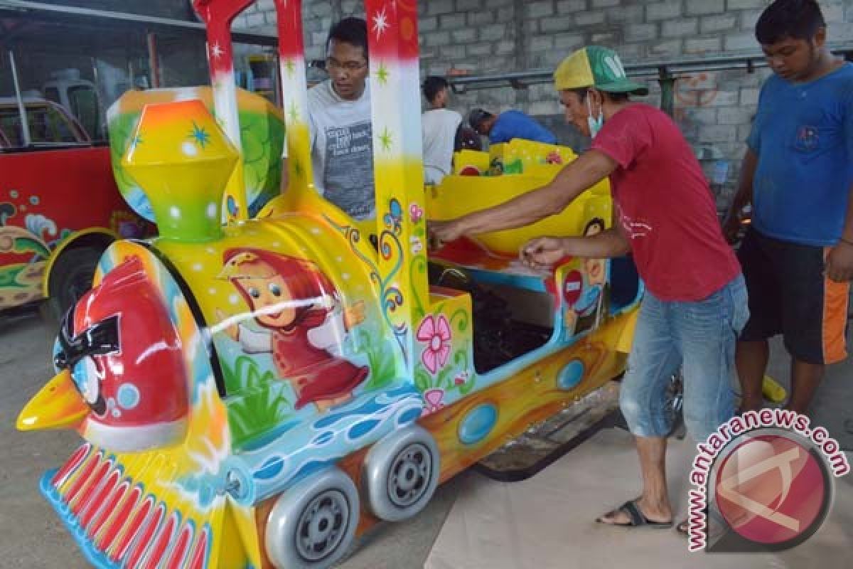 Di Depok, pemilih dijemput dengan mobil "odong-odong"