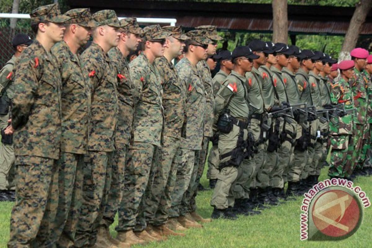 Marinir Indonesia latihan bersama Amerika di Situbondo