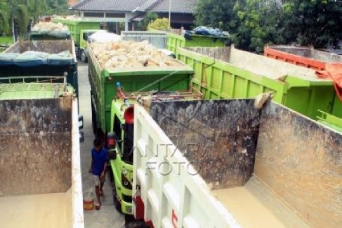 Petugas Lepas Truk Parkir Di Rumdin Bupati