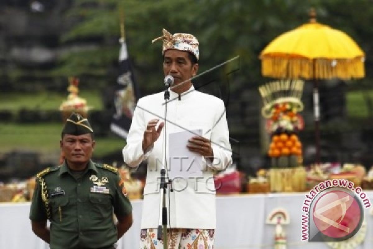 Presiden Hadiri Tawur Agung Kesanga di Prambanan