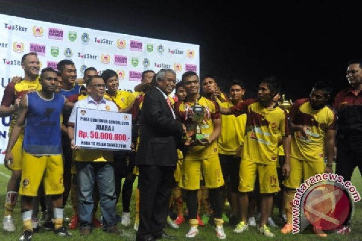 Sriwijaya FC juara Piala Gubernur Sumatera Selatan