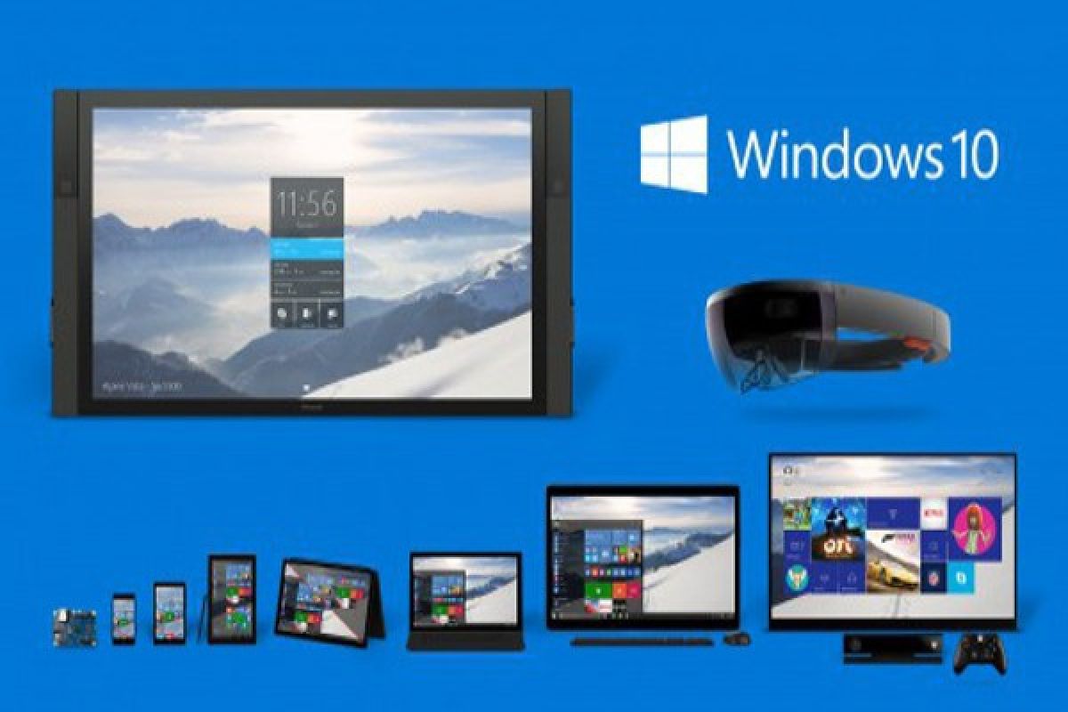 Windows 10 telah diadopsi di 350 juta perangkat