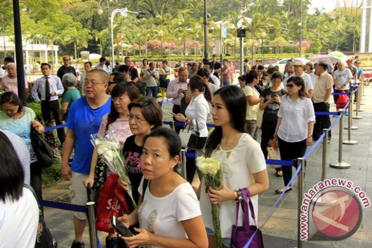 Singapura buka lagi antrean duka Lee Kuan Yew