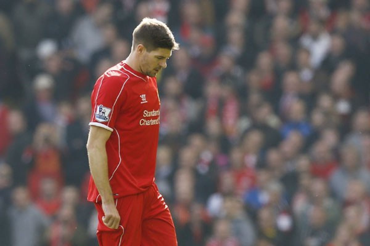 Liverpool kalah 1-3 di laga perpisahan Gerrard