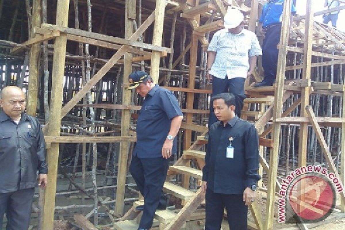 Pembangunan Pasar  Angsoduo baru Jambi dikebut