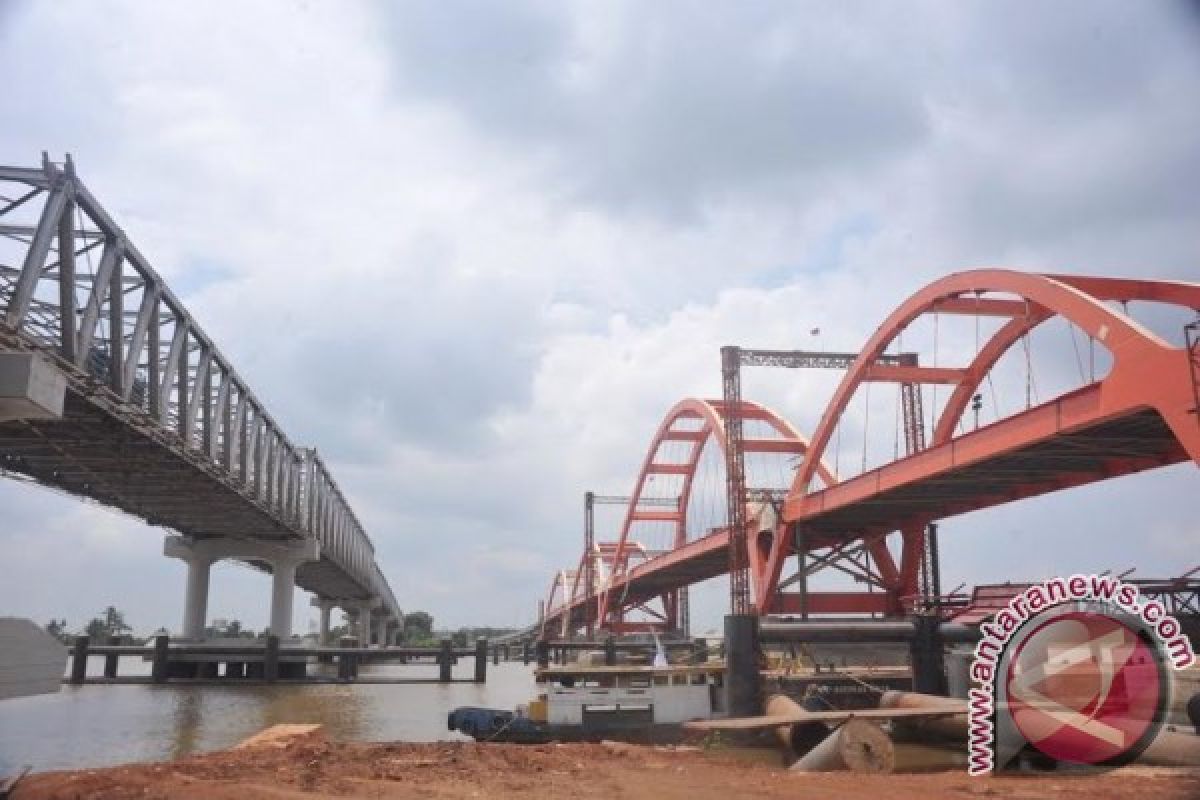 Pembangunan jembatan Musi VI akan selesai tepat waktu 