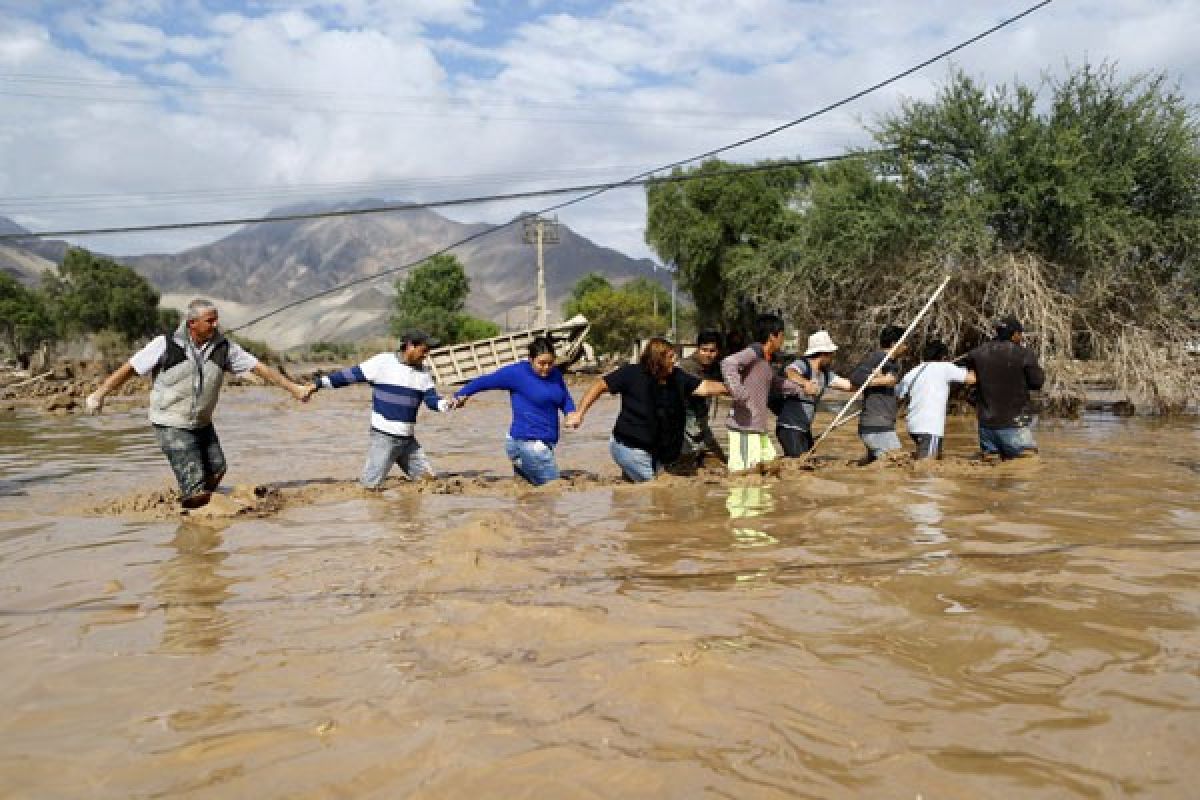 Chile alami banjir, cuaca terburuk dalam satu dekade