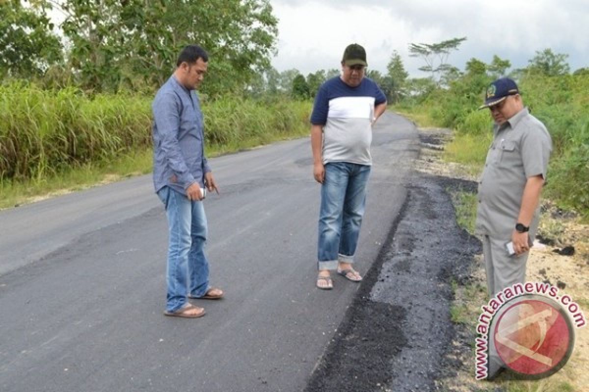 Pemeliharaan Jalan Provinsi  Tak Maksimal