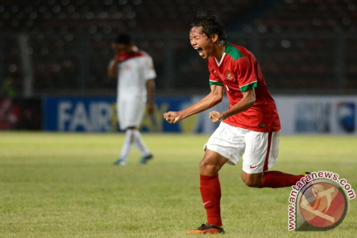 Timnas U-23 unggul sementara 2-0 atas Timor Leste