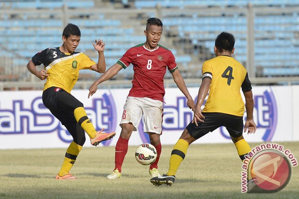 Timnas sementara ditahan imbang Brunei 0-0