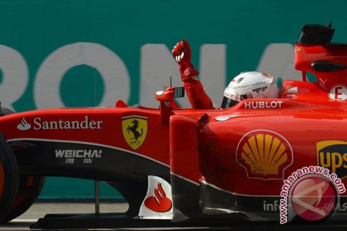 Vettel ungguli dua pebalap Mercedes di F1 Sepang