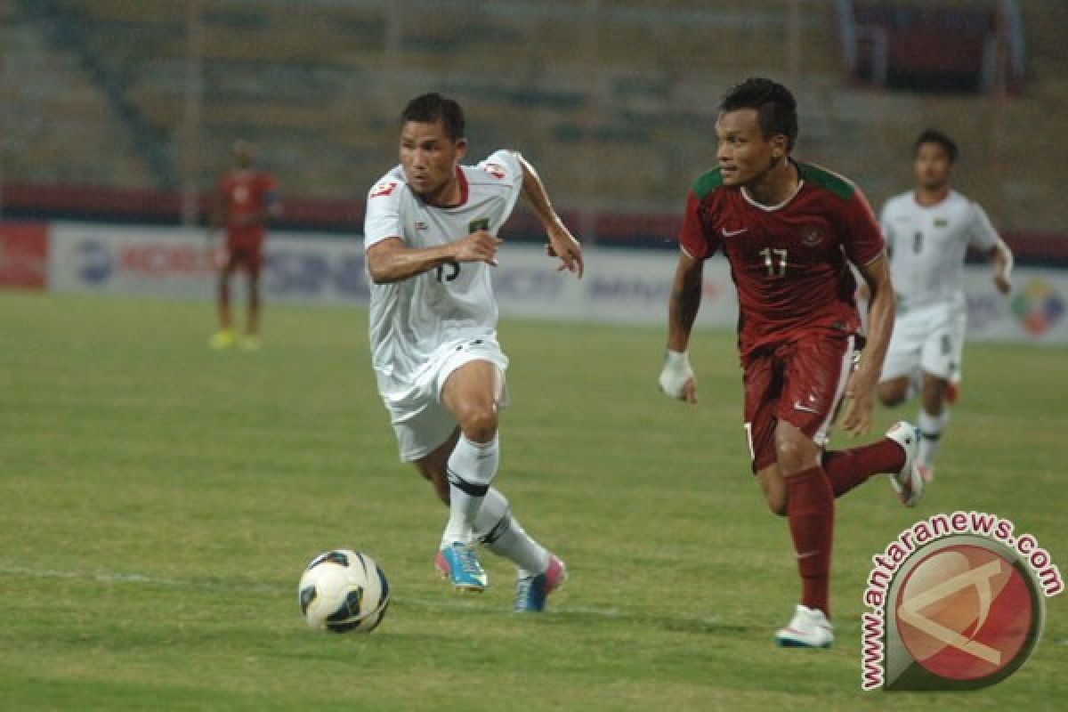 Timnas senior menang 2-1 atas Myanmar