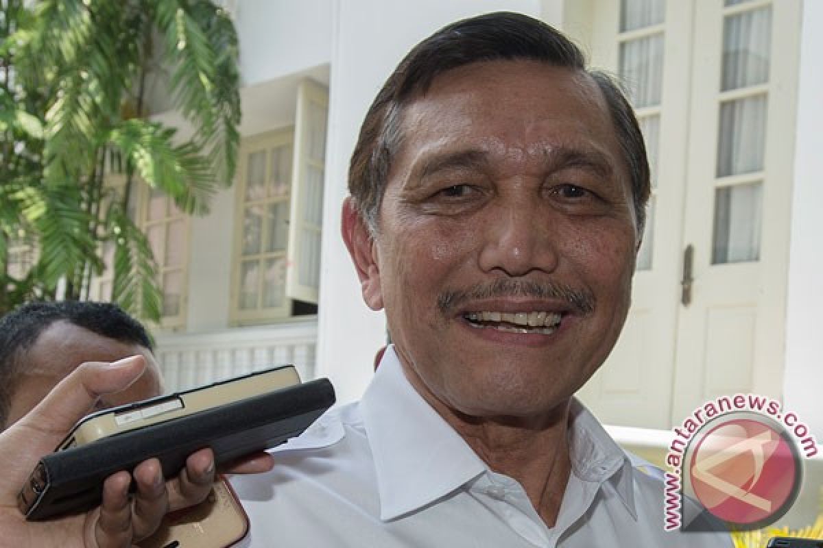 Luhut perkenalkan para stafnya ke Presiden