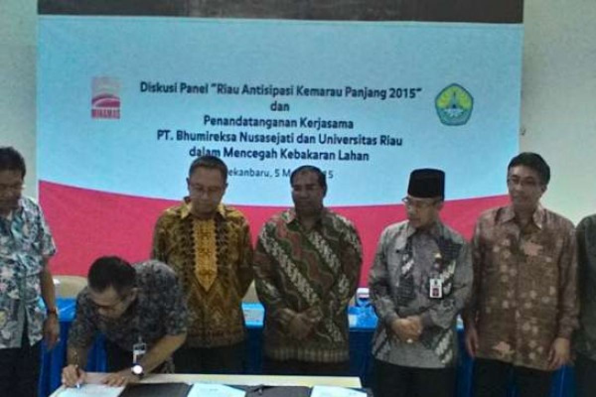 Bhumireksa Nusa Sejati dan Universitas Riau Kerjasama Cegah Kebakaran Lahan
