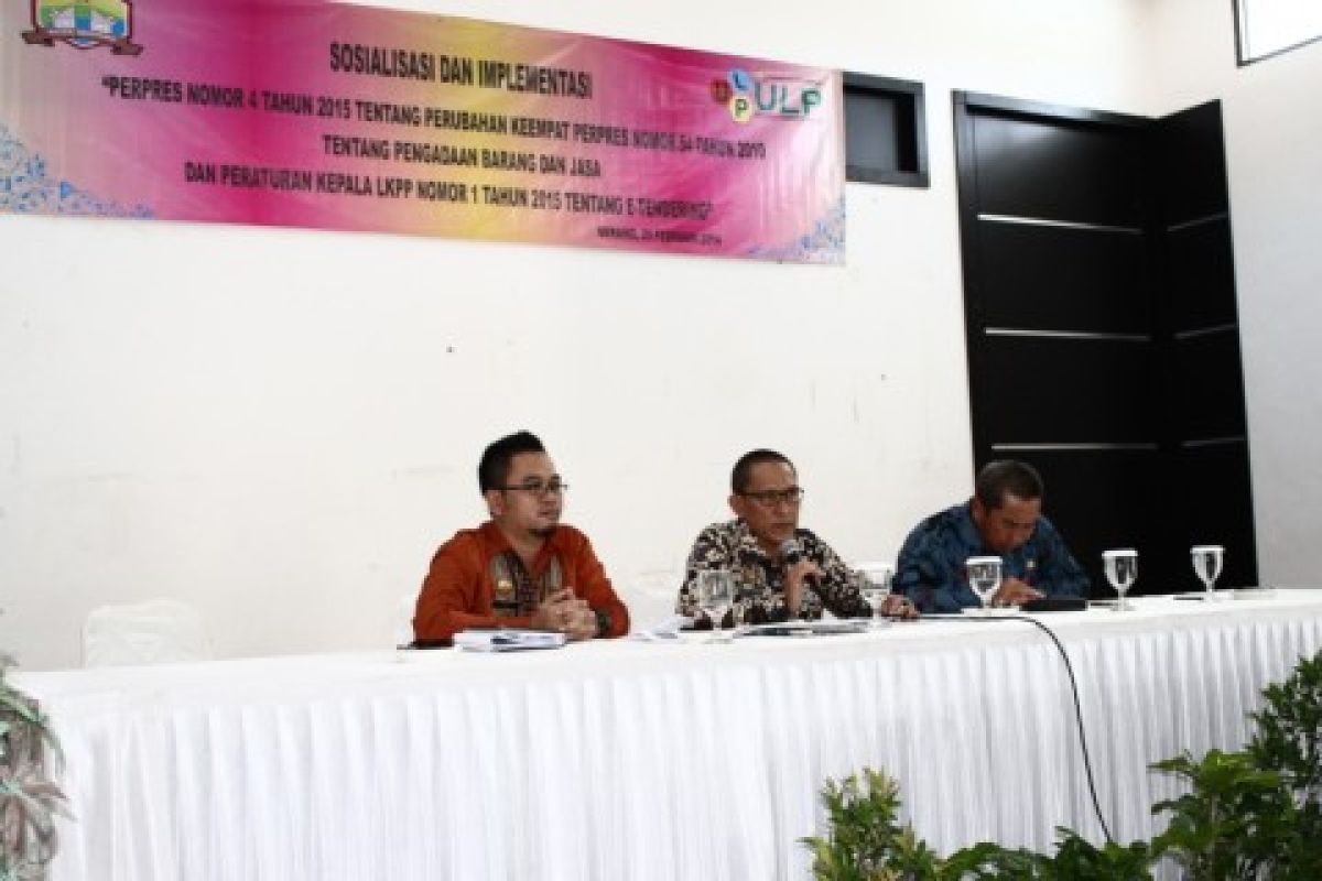 ULP Kota Serang Sosialisasikan E-Tendering