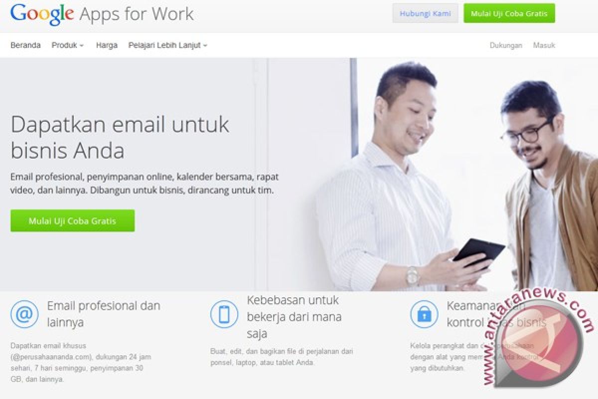 Google pangkas harga layanan Google Apps for Work 