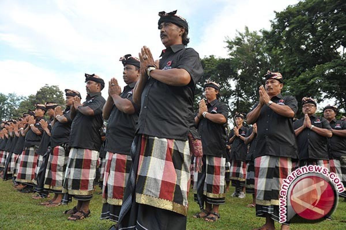 Ratusan Pecalang Ikut Amankan Kongres PDIP