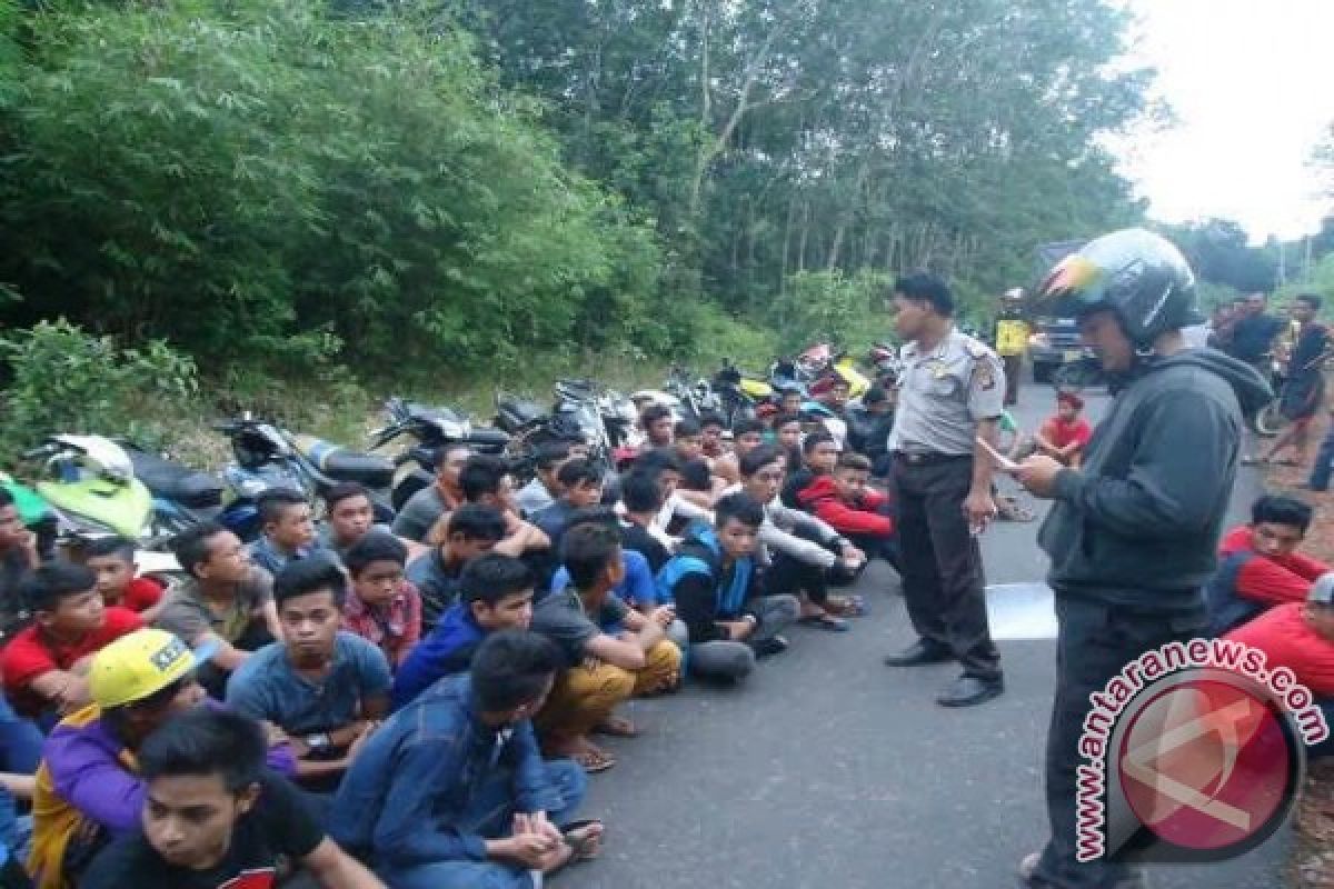  Kapolsek Marau Tangkap 21 Pembalap Liar