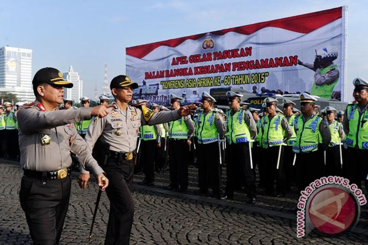 Polisi antisipasi pengamanan delegasi KAA jalur darat