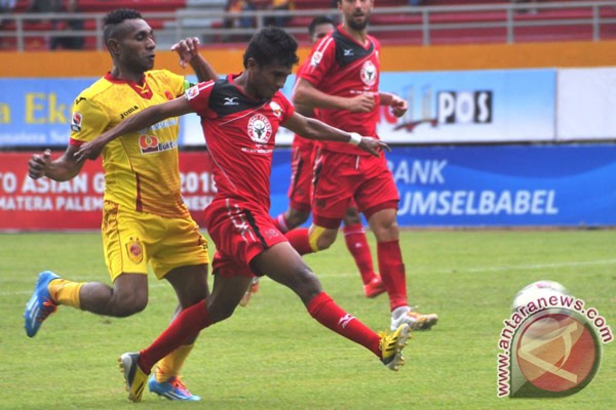 Sriwijaya FC ditahan imbang Semen Padang 2-2