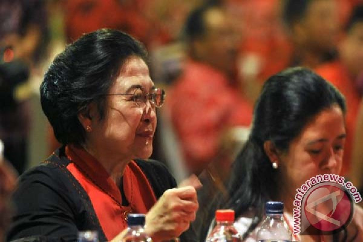 Megawati soal dua anaknya jadi pengurus DPP PDIP 2015-2020