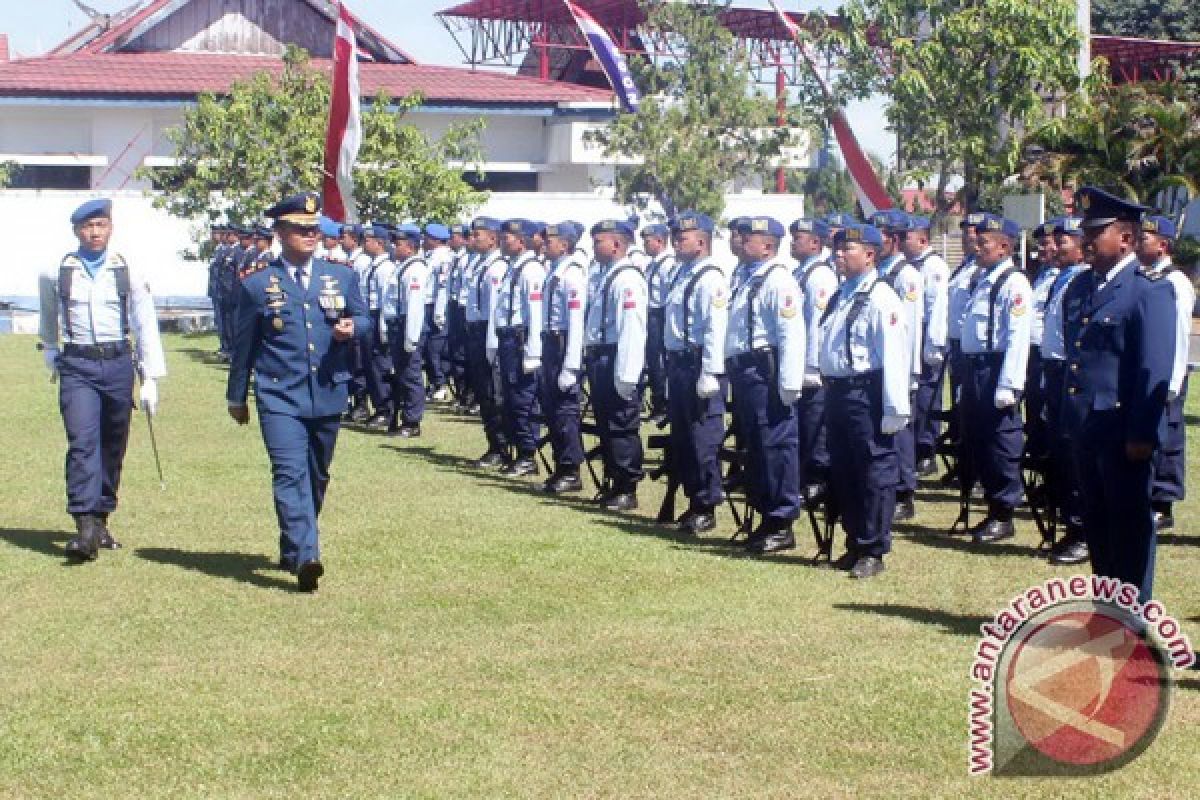 HUT TNI AU berlangsung Sederhana