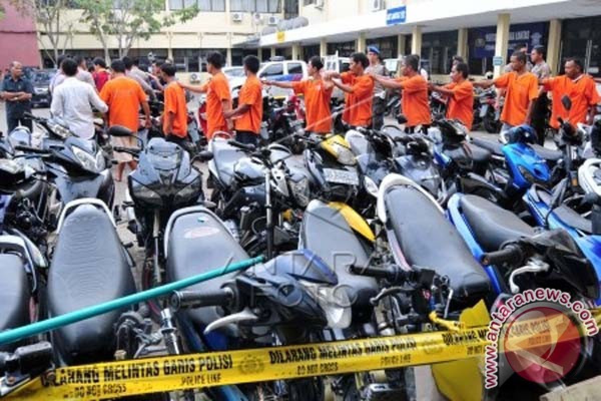 Polres Palu bongkar sindikat besar pencuri motor