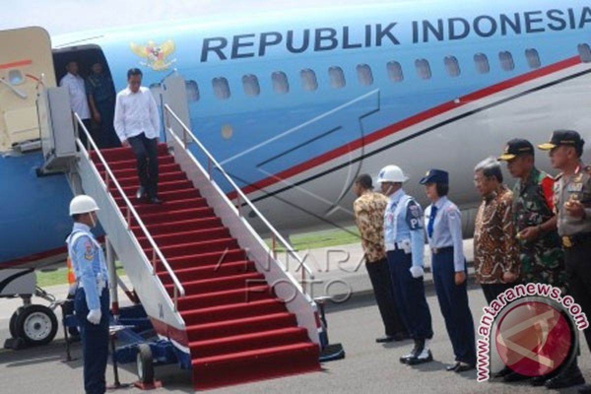 Presiden Tiba di Bandung