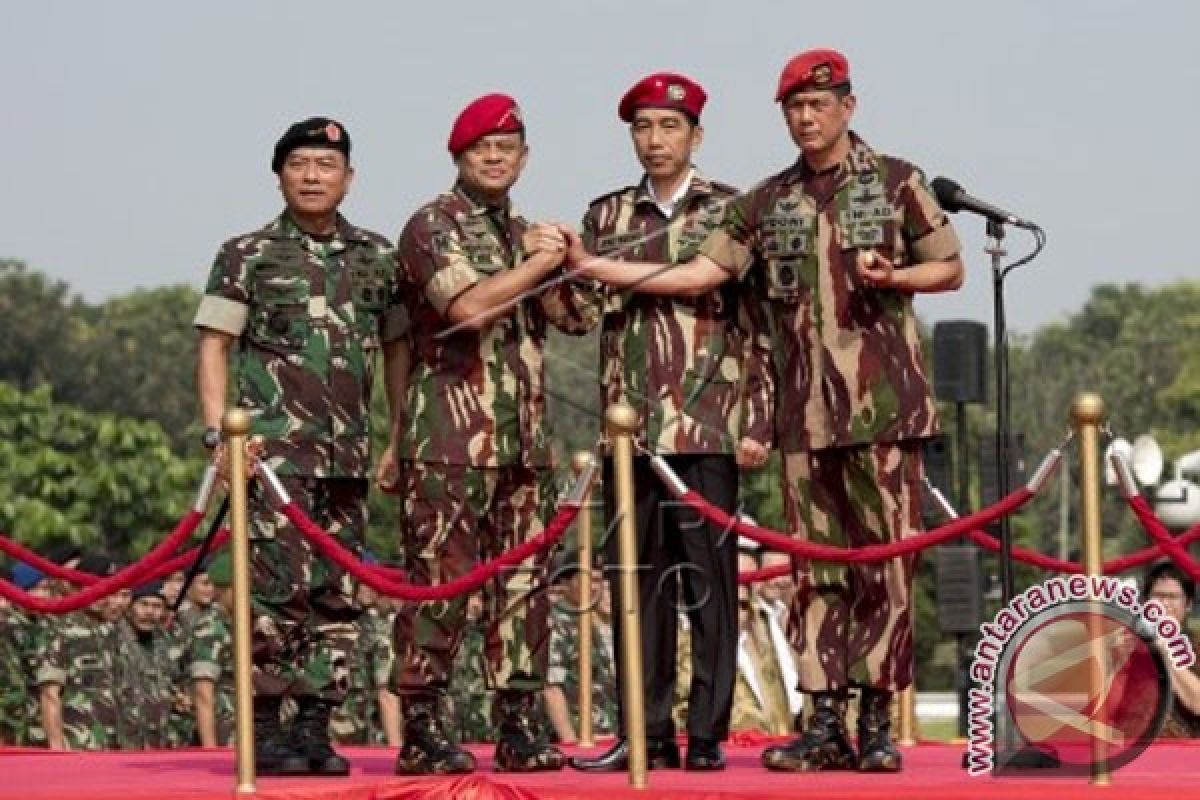 Jokowi Diangkat sebagai Warga Kehormatan Pasukan Khusus