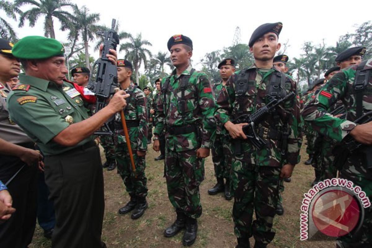 Kodam I/BB gelar pasukan pengamanan kunjungan Presiden