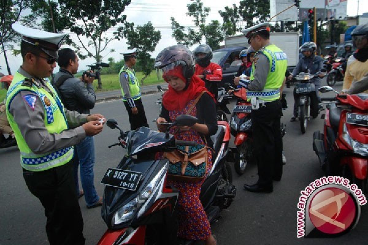 Kasus pelanggaran lalu lintas di Baturaja meningkat 