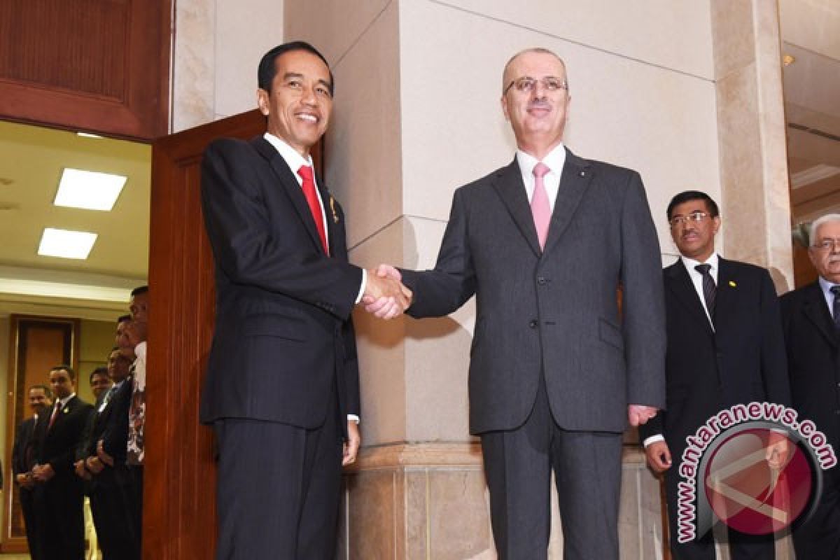 Presiden Jokowi-PM Palestina bahas kerja sama bilateral