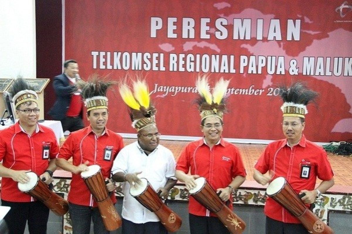 Telkomsel jangkau 41 kabupaten di Tanah Papua