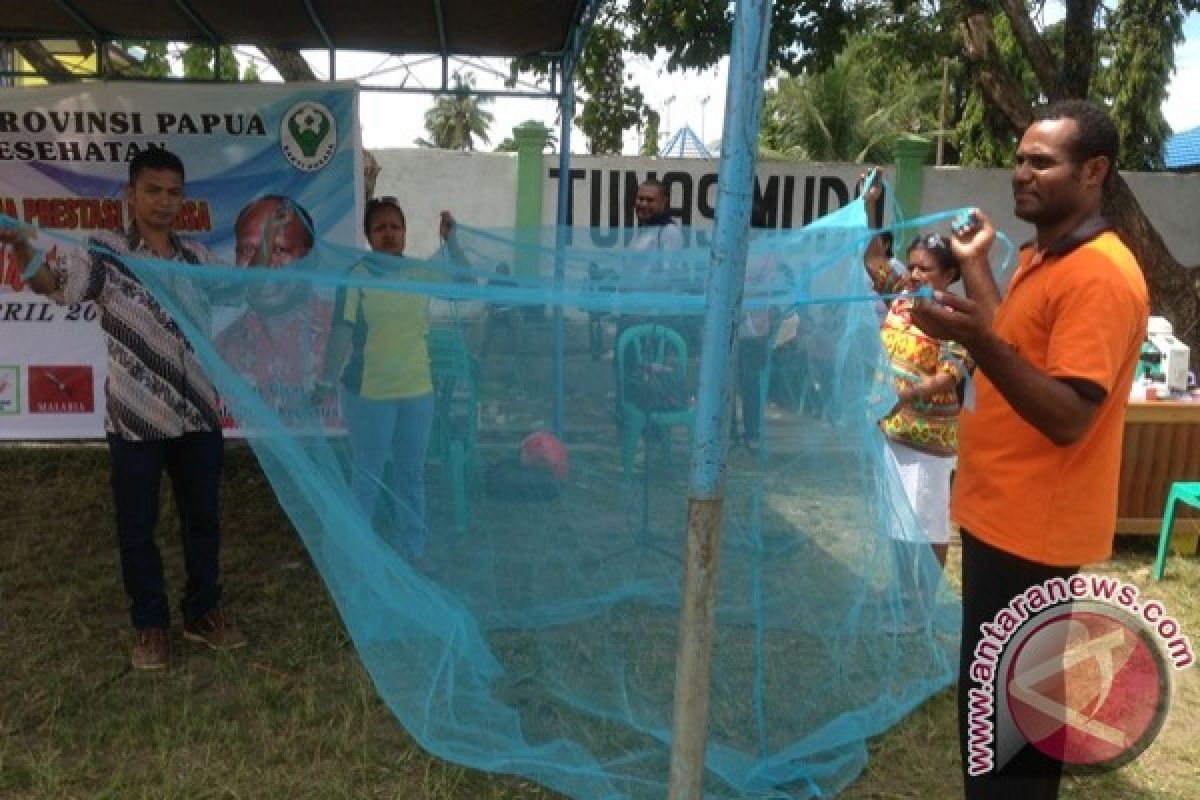 84 persen warga Mimika menggunakan kelambu berinsektisida