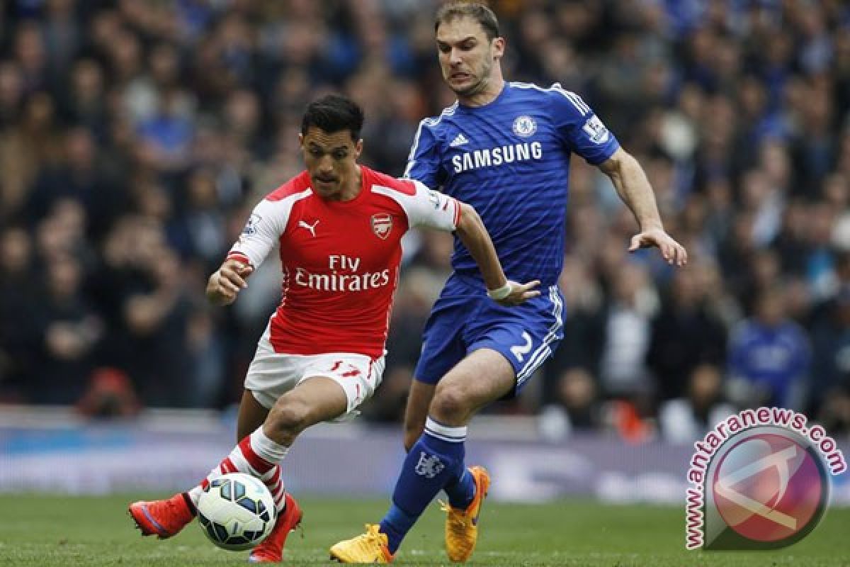 Chelsea harus tunda pesta juara setelah ditahan Arsenal