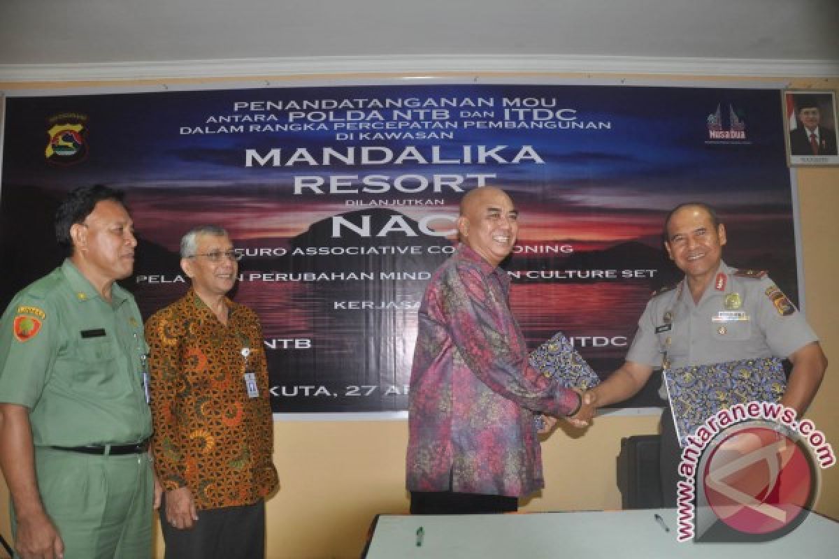 ITDC-Polda kerja sama wujudkan "Mandalika Resort"