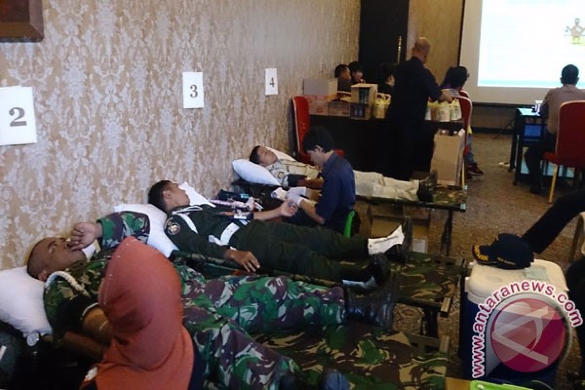 Kodim 0606 Bogor Galang Aksi Donor Darah