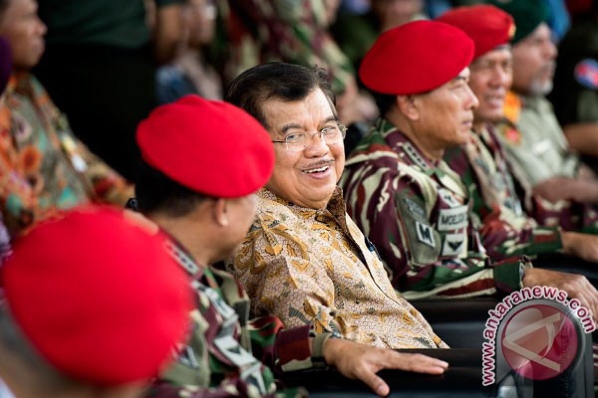 Jusuf Kalla: Kopassus TNI AD tetap berjuang di tengah keterbatasan