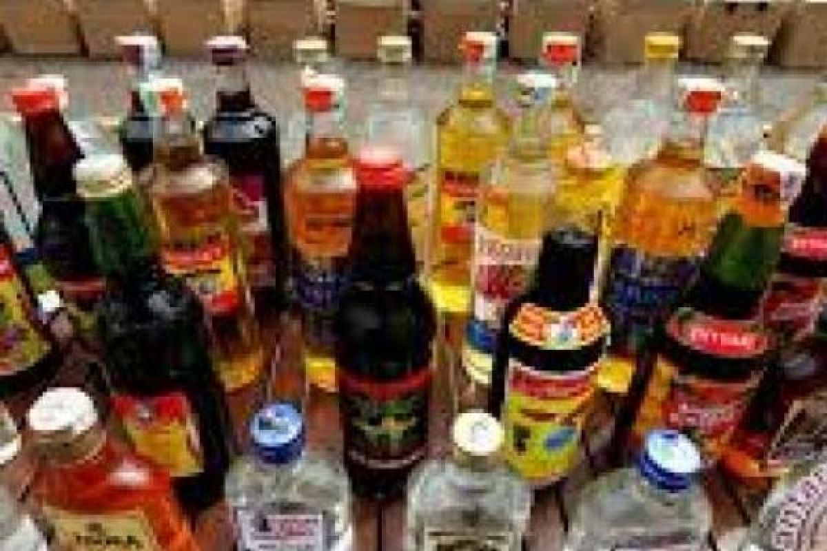 Operasi Pekat Polres Dumai sita 2.553 botol minuman beralkohol