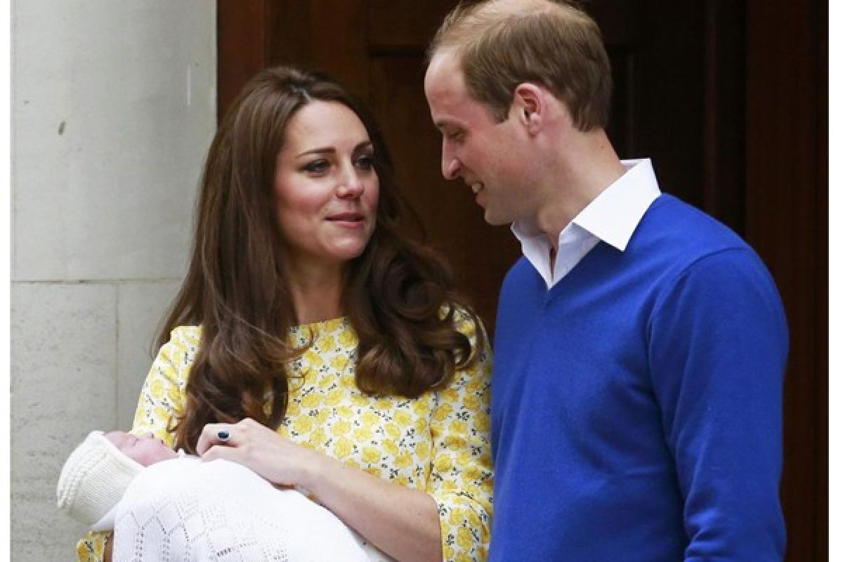 Putri Inggris yang baru lahir dinamai Charlotte Elizabeth Diana