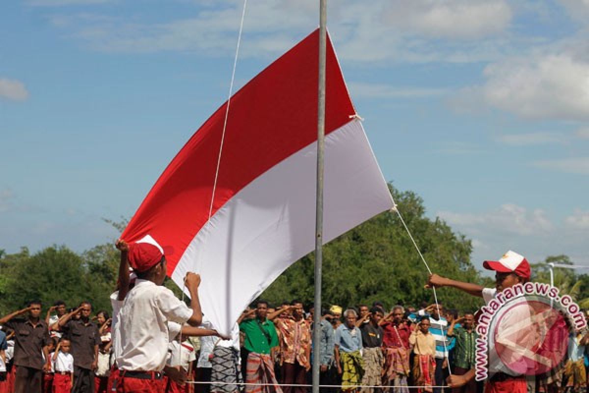 Dentuman meriam tandai HUT RI di Biak, Papua