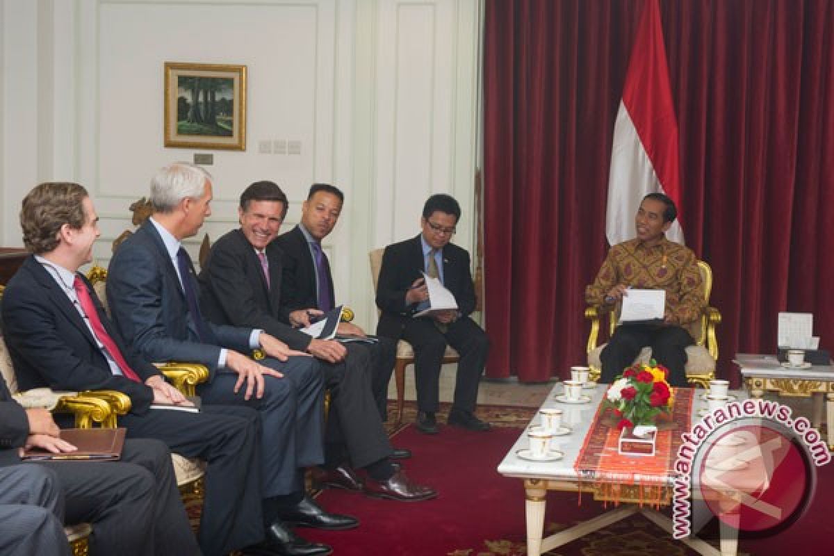 Pimpinan perusahaan AS temui Presiden Jokowi