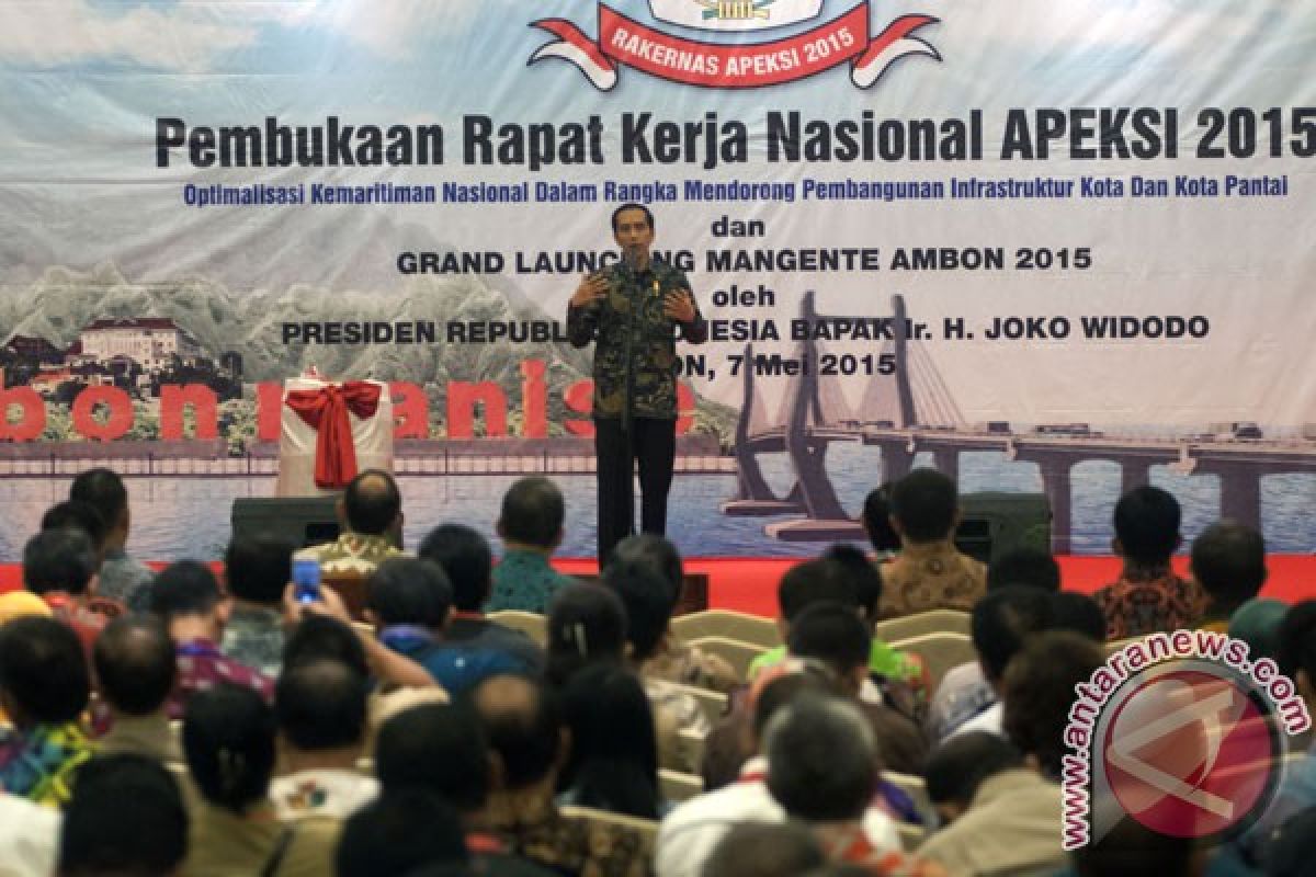 Jokowi berpesan Ambon harus dijaga tetap indah