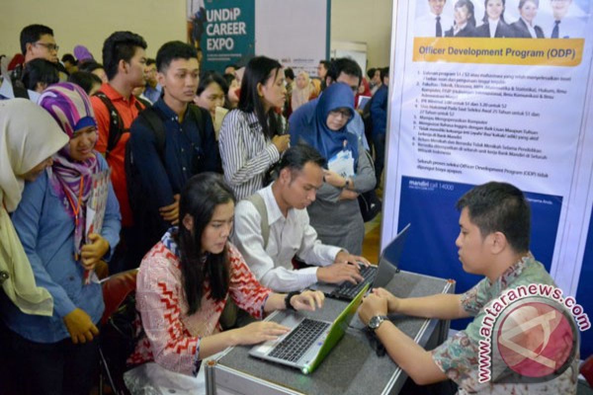 Banyak lulusan mahasiswa kurang giat mencari pekerjaan