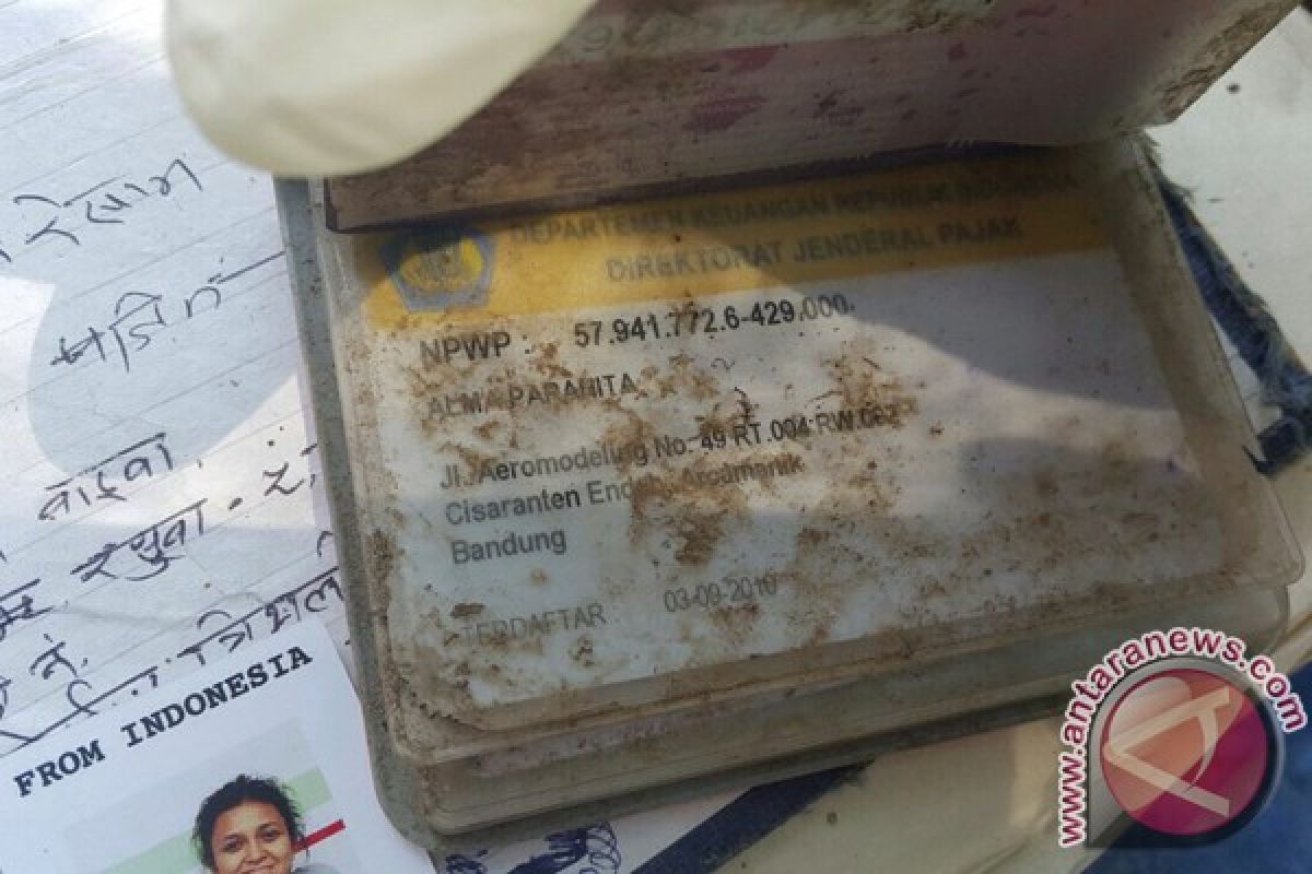 Kartu identitas Alma Parahita ditemukan di Kathmandu