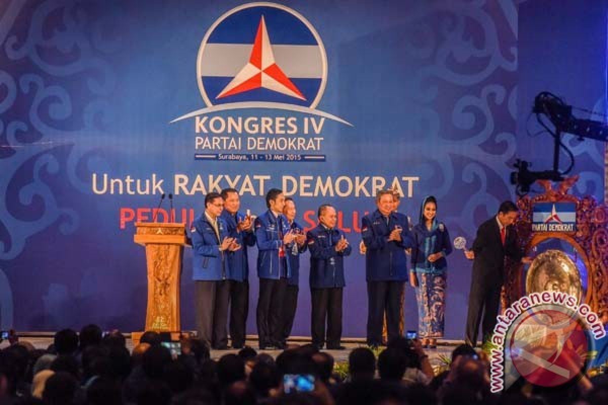 Presiden Jokowi hadiri Kongres Demokrat